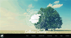 Desktop Screenshot of calhouncountyedc.org